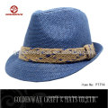 Custom Band Paper Fedora hat for Sale